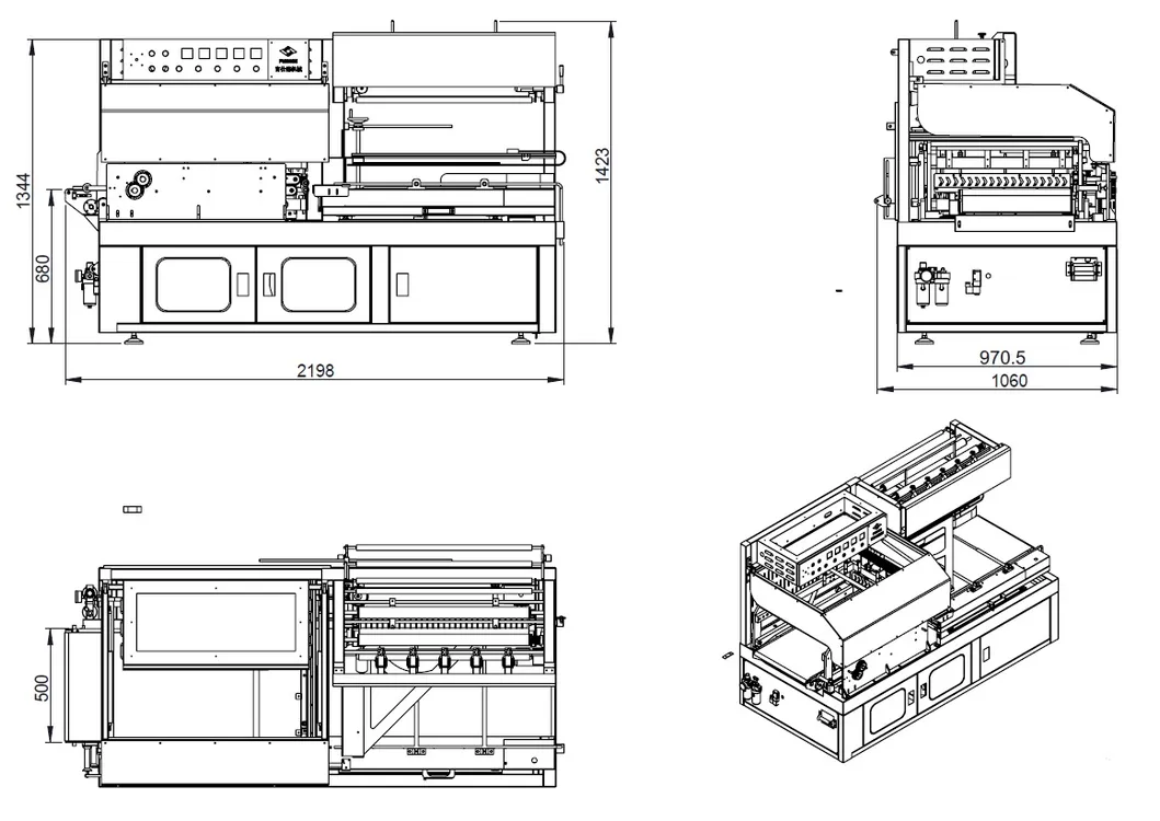 Flb-6080AC Fully Automatic L Type Packaging Sealing Machine