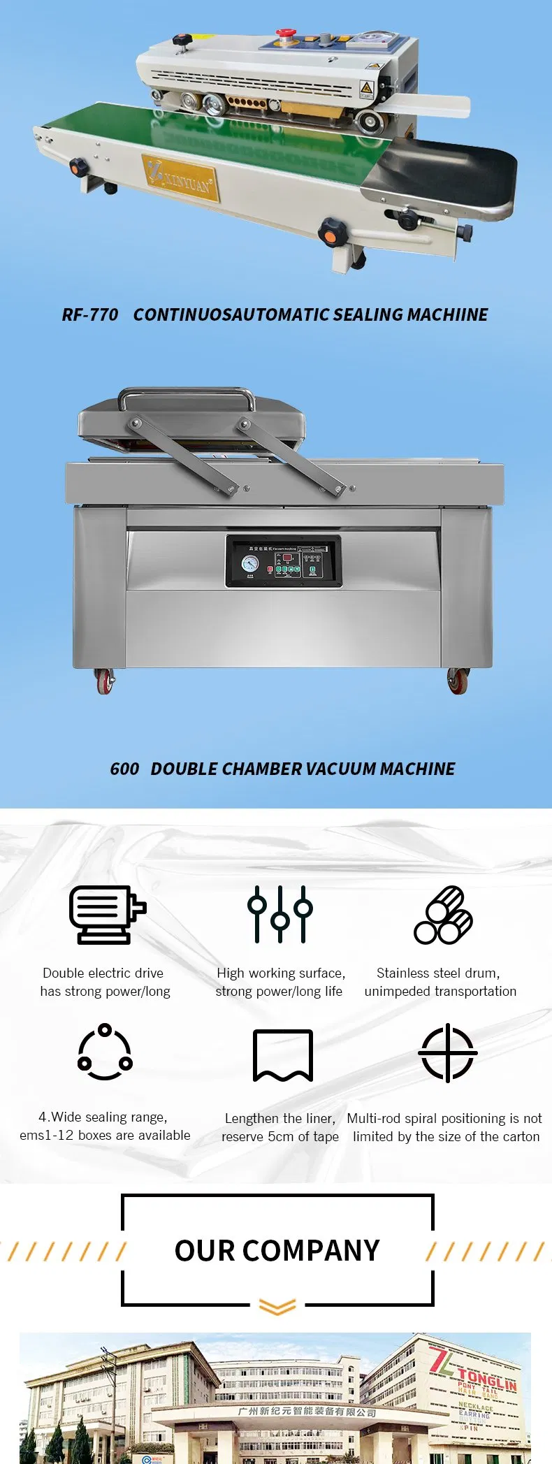 Full Automatic Filling and Sealing Machine Shower Head Vacuum Tray Sealer