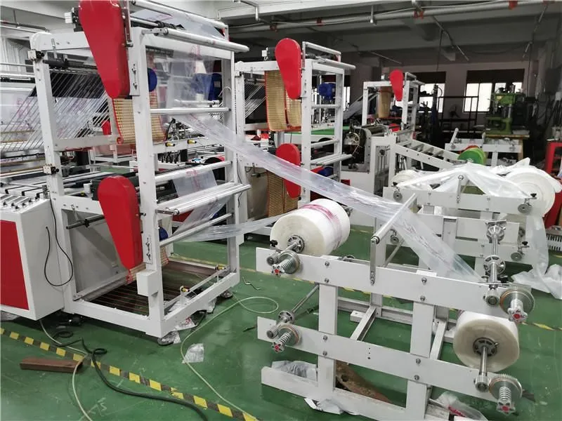 Full Automatic Plastic T-Shirt Bag Making Machine