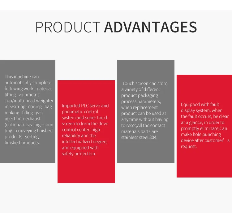 Full Automatic Vertical Hot Sealing Candy Snacks Pouch Granule Packing Machine Small