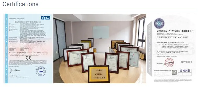 Fully Automatic Laminated Zip Pouch Doypack Bag Making Machine with Perforation Device