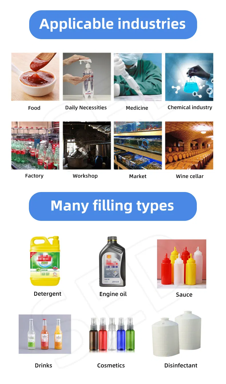 Fully Automatic Liquid Filling Machine Bottle One Year Warranty