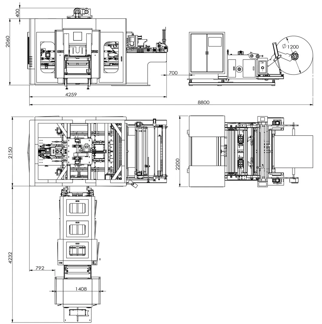 Fully Automatic Non Woven Bag Making Machine Programming Control Nonwoven Bag Making Production Line