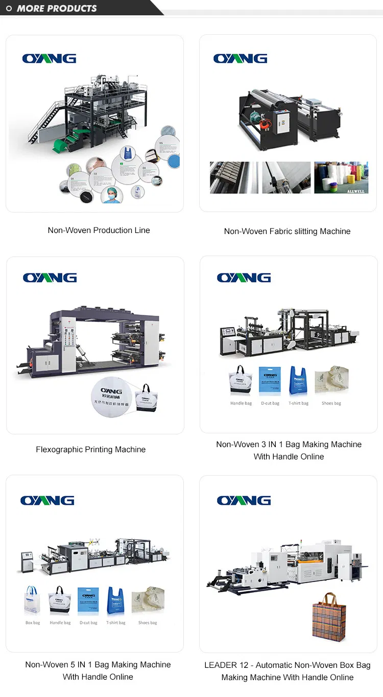 Fully Automatic Non Woven Bag Making Machine Programming Control Nonwoven Bag Making Production Line