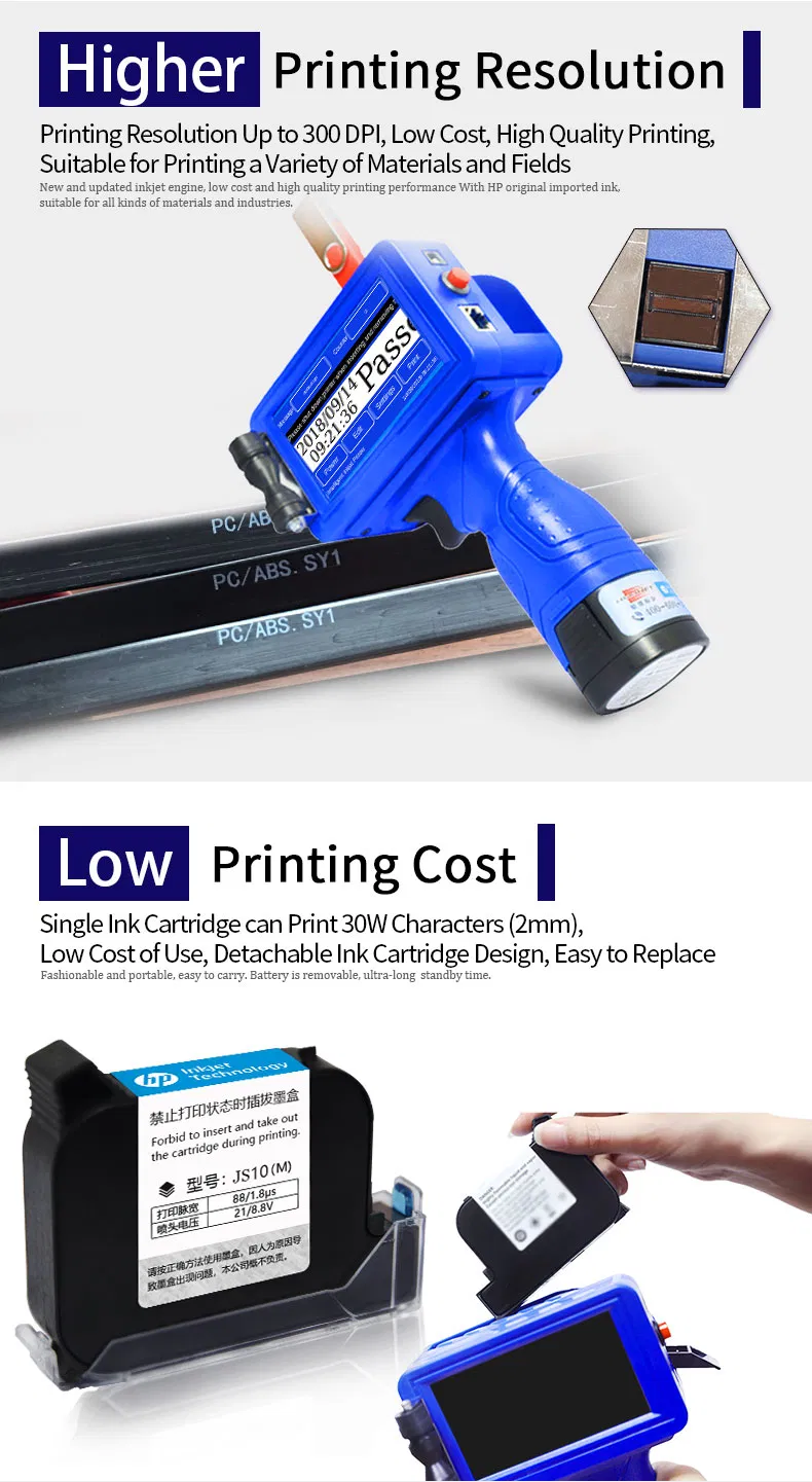 Handheld Printer 2580 Ink Compatible Portable Handheld Inkjet Printer Code Printer 2588 2580 45 45si Solvent Ink