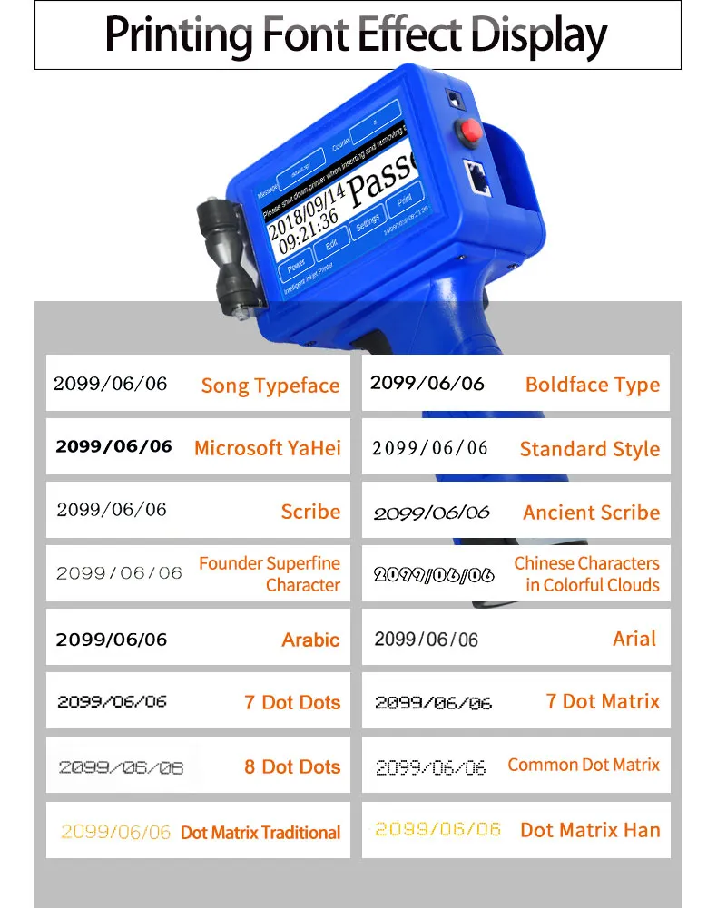 Handheld Printer 2580 Ink Compatible Portable Handheld Inkjet Printer Code Printer 2588 2580 45 45si Solvent Ink