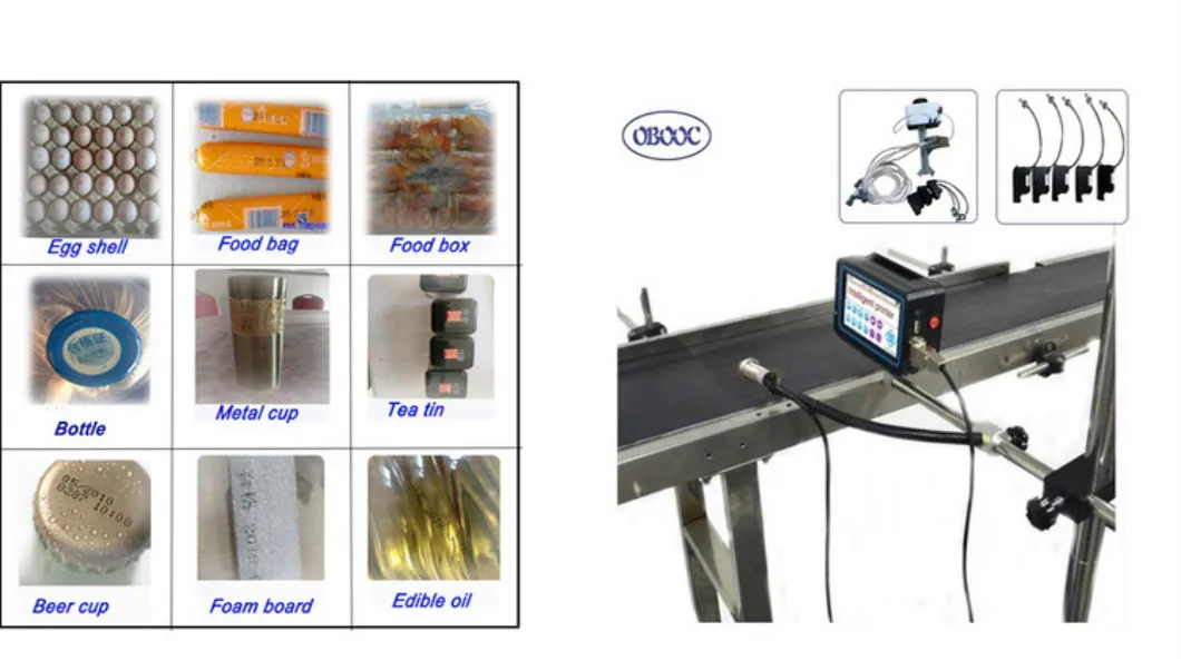 Handjet Portable Inkjet Batch Code Printer on Wood/Metal/Plastic/Carton