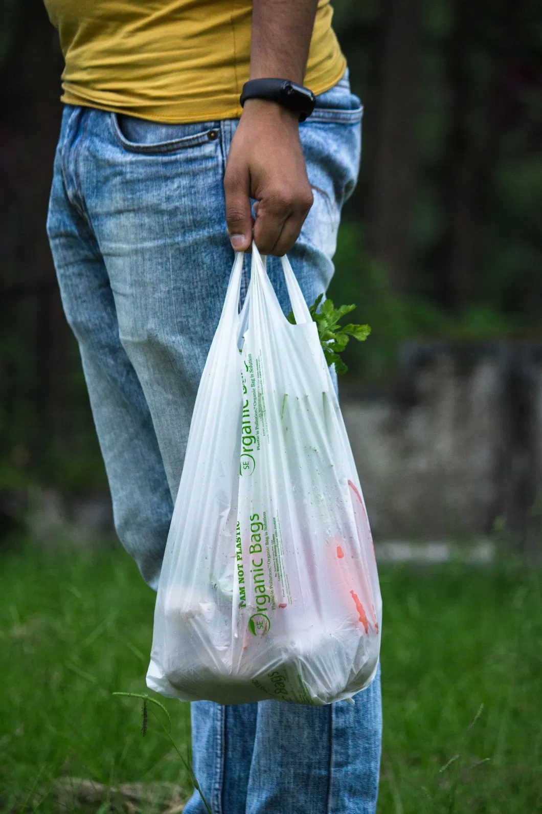 High Quality Fully Automatic PLA Pbat Biodegradable Decomposable Compostable T-Shirt Bags Fruit Vegetable Vest Bag Supermarket Shopping Bags Making Machine