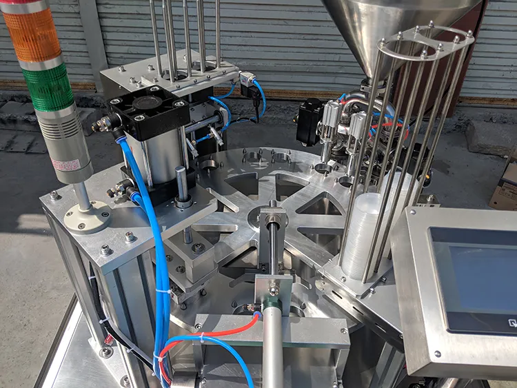 High Speed Fully Automatic Paper Cup Filling and Sealing Machine for Ice Cream