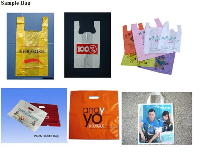 High Speed Nylon Vest Cloth Garment Bag Making Machinery