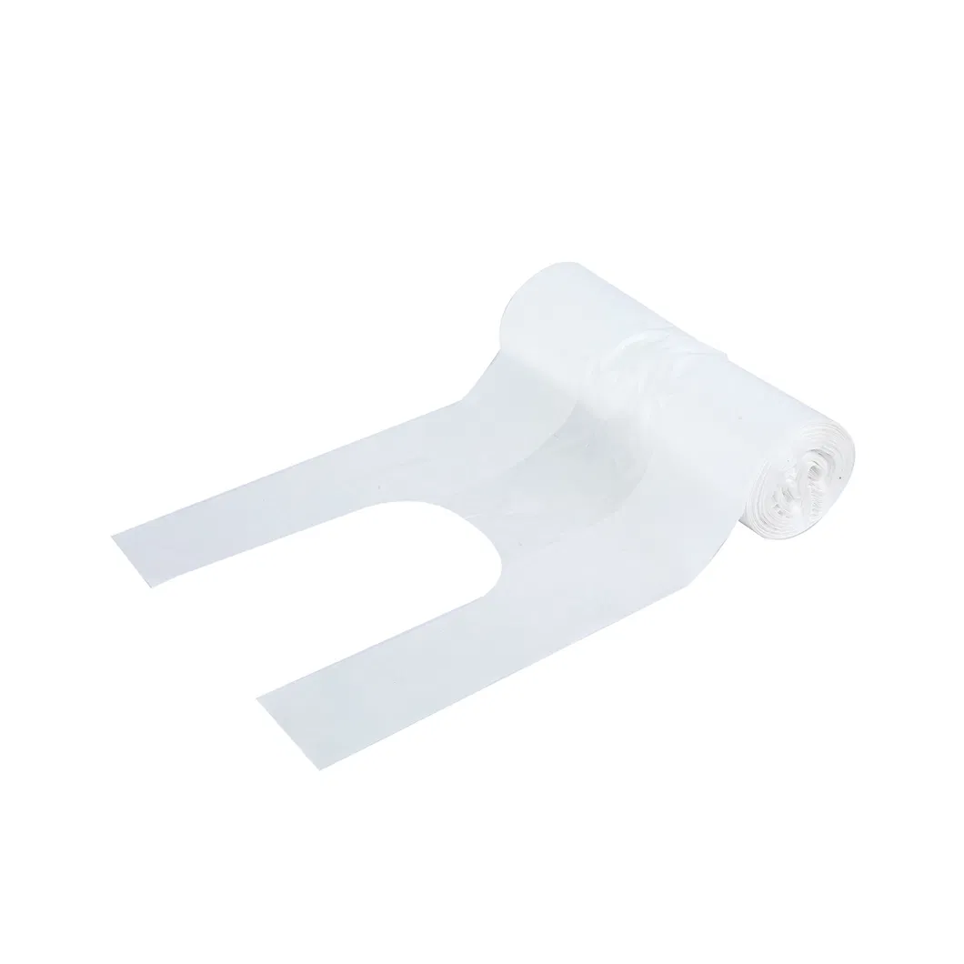 High Speed PE Heat Sealing Cutting Perforation Coreless T Shirt Garbage Grocery Bag on Roll Making Machine with Clit