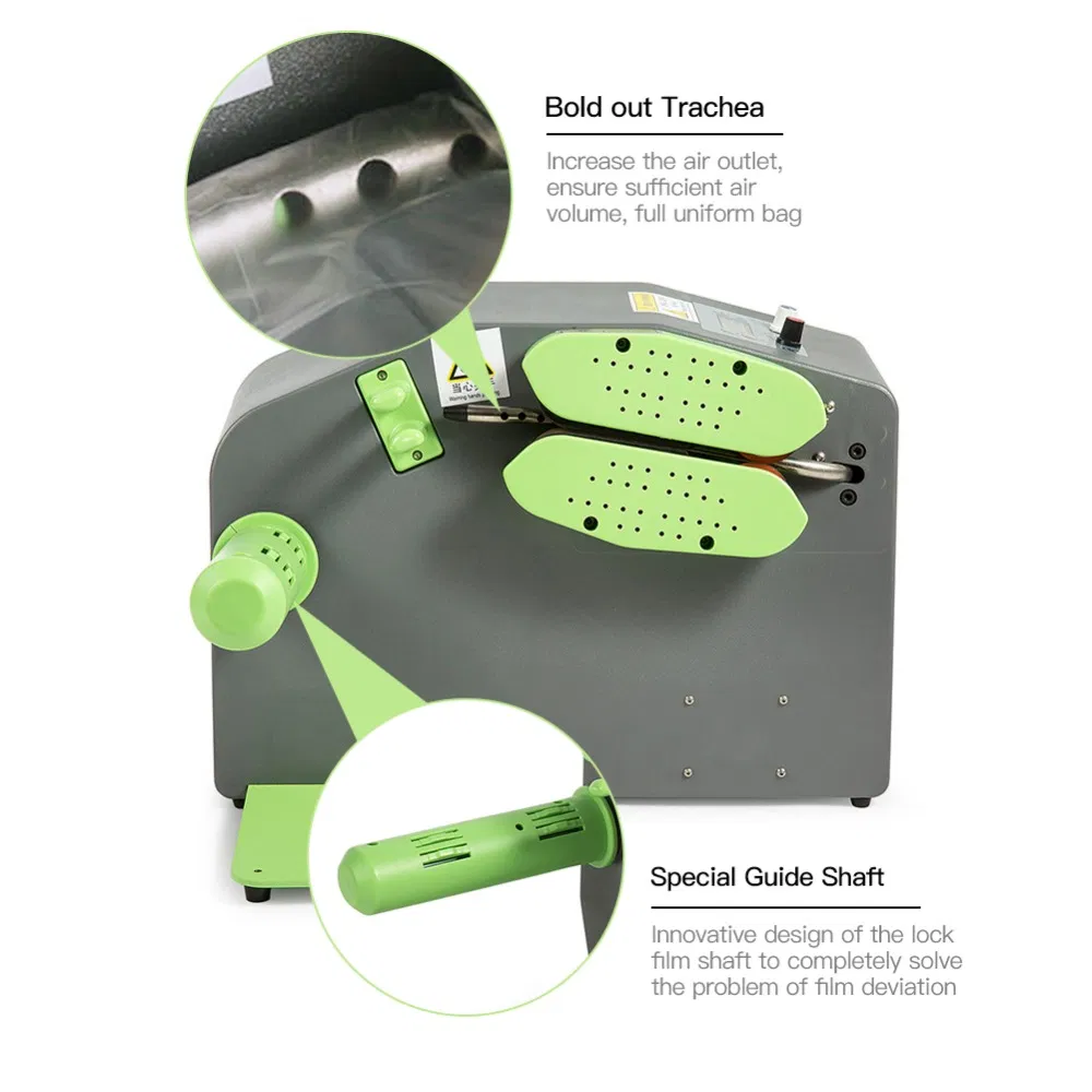 Hot Sale Air Cushion Machine Air Pillow Machine Q002 Green High Yields 99.9% Strong Quality 10m/Min CE