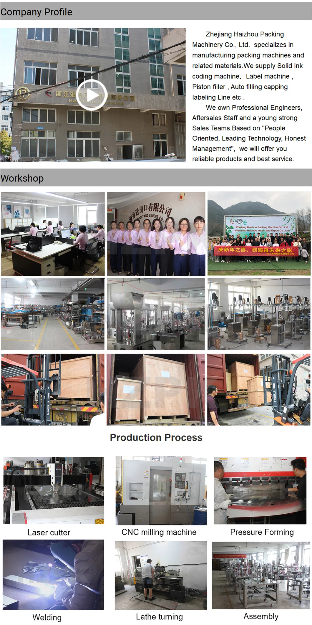 Hzpk Dcgy-1000 Automatic Can Packing and Induction Sealing Machine