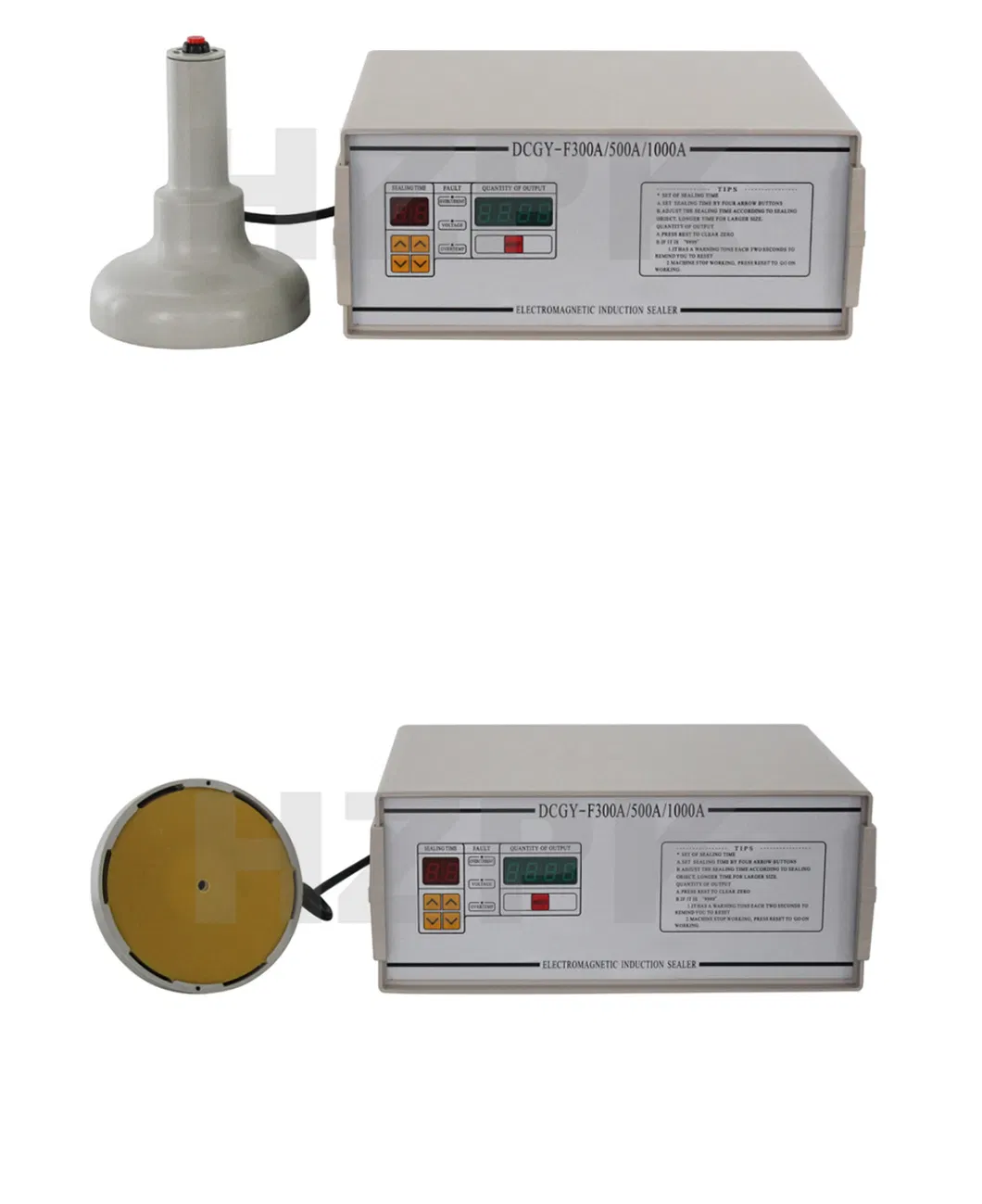 Hzpk Dcgy-1000 Automatic Can Packing and Induction Sealing Machine