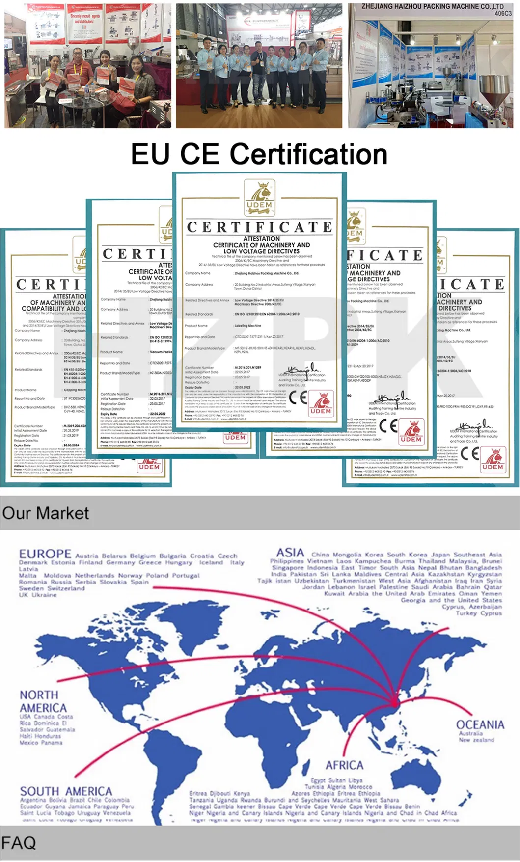 Hzpk Dcgy-300 aluminium Foil Magnetic Induction Sealing Machine for Food