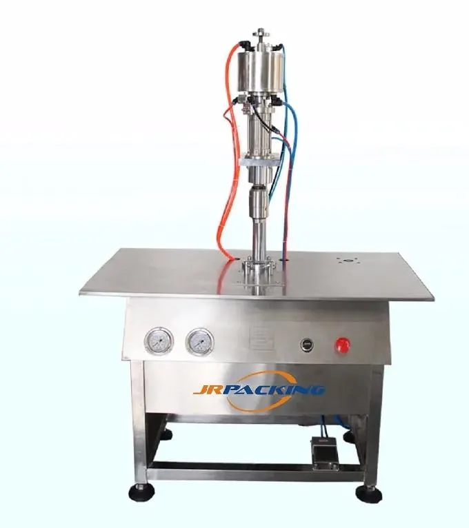 Lad S Test Semi-Automatic 3 in 3 Hot Selling Aerosol Spray Filling Machine for Spray Paint/Wd40