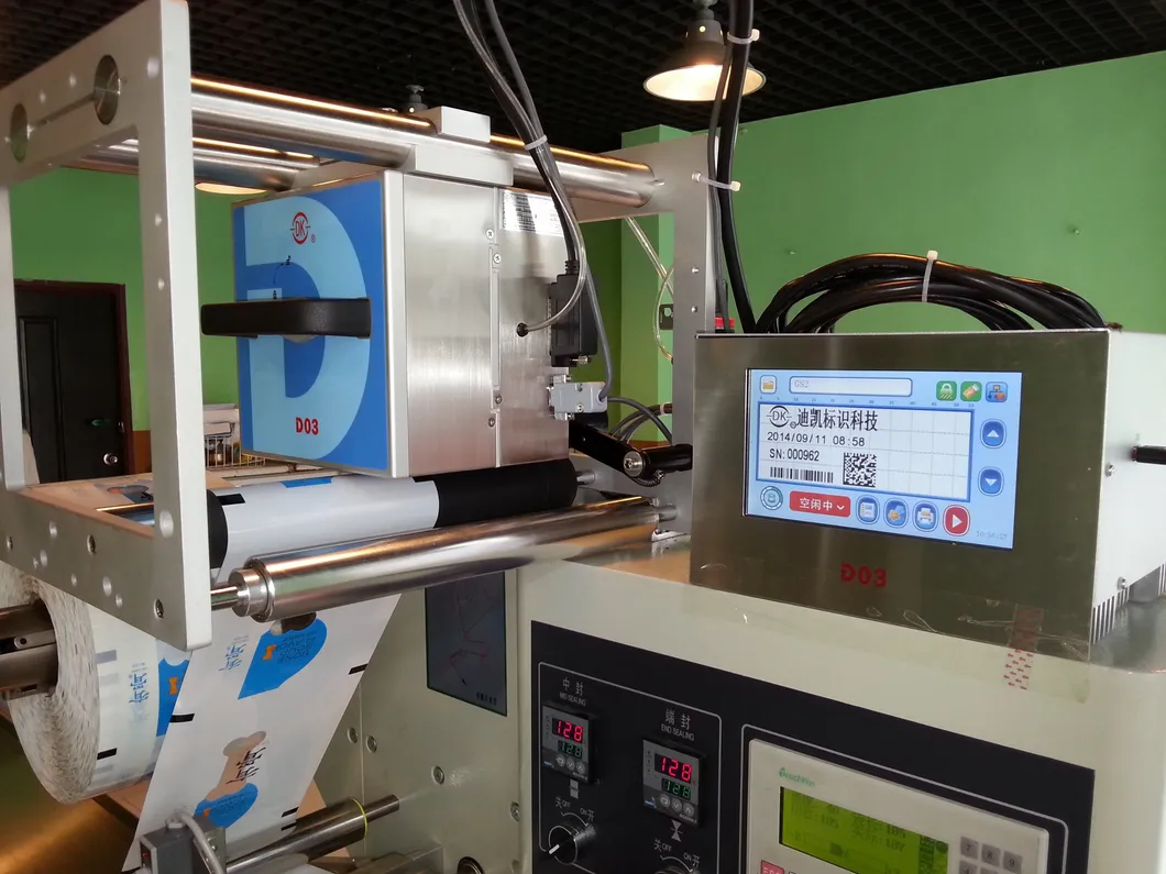 Laser Coding Machine 32mm Tto Printer Thermal Transfer Overprinter