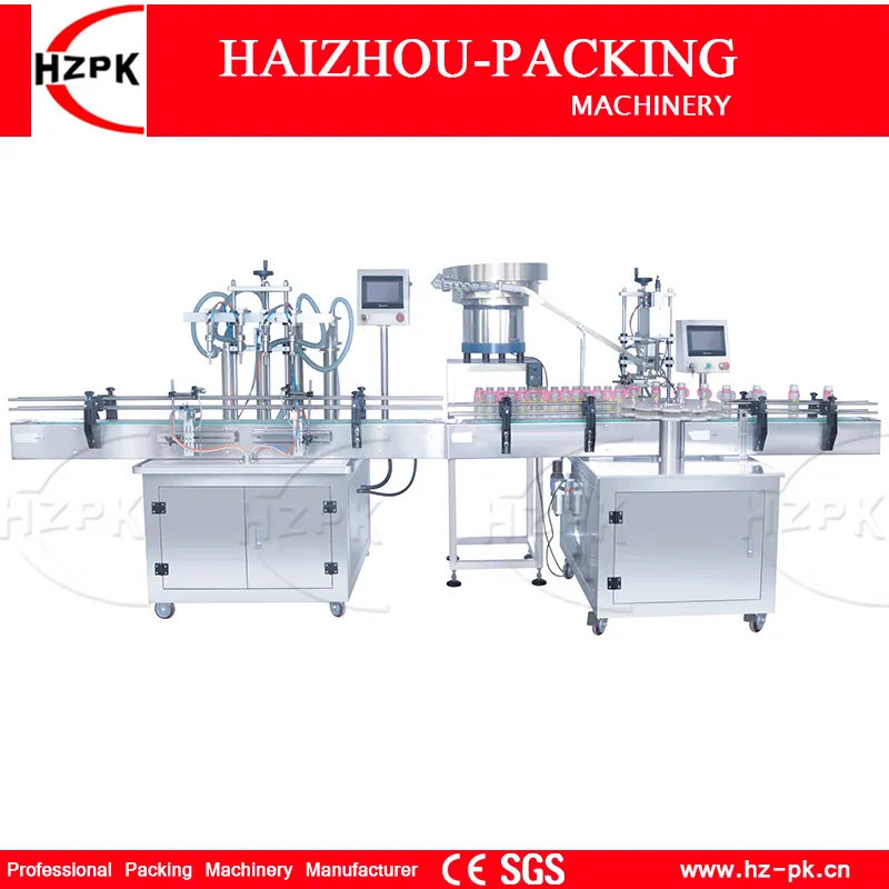Liner Multiple Liquid /Paste Filling Machine Wth Turntable Capper