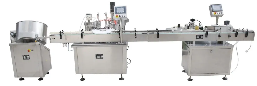 Marya Exquisite Workmanship Filling Capping Machine Production Line for Tinctures