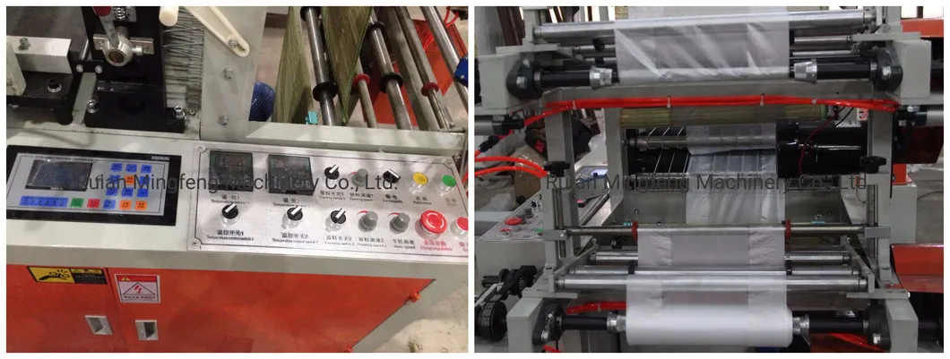 Mingfeng Online Selling Shxj-a Model Automatic Double Layer Plastic Rolling Bag Making Machine Price