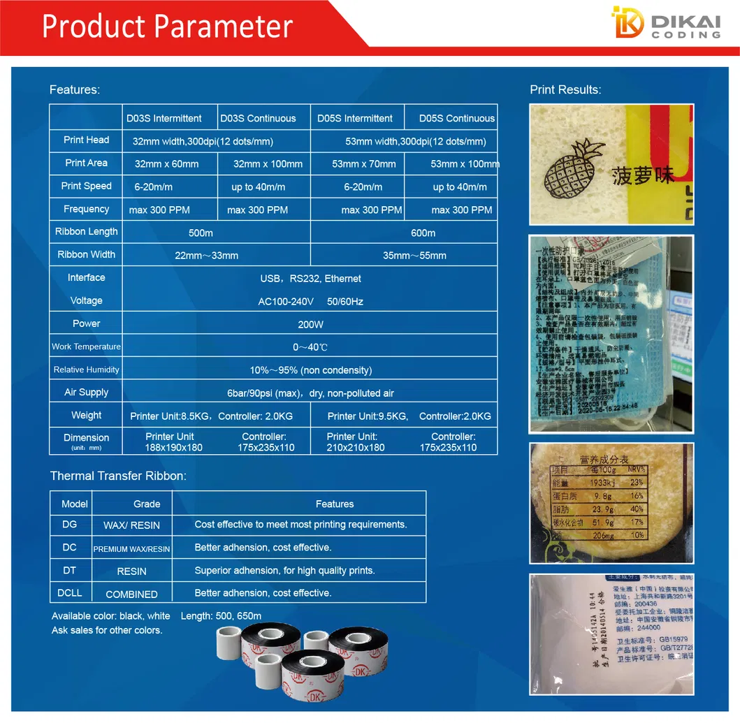 Near Edge Barcode Resin Tto Printer