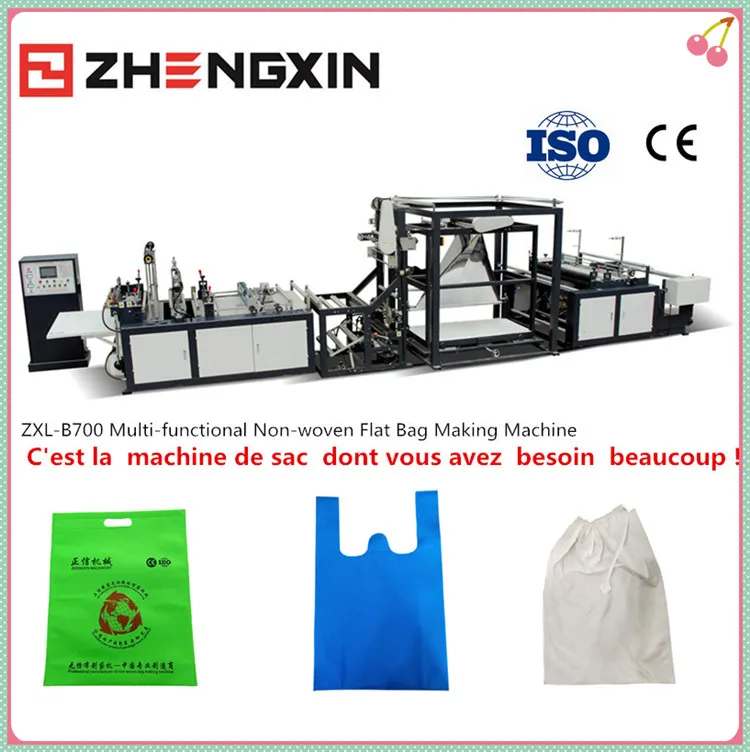 New Arrival Non Woven Hand Bags Making Machine (Zxl-B700)