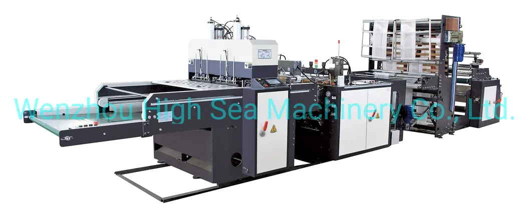 New Design PLC Computer Control High Speed T-Shirt Shopping Plastic Bag Machine