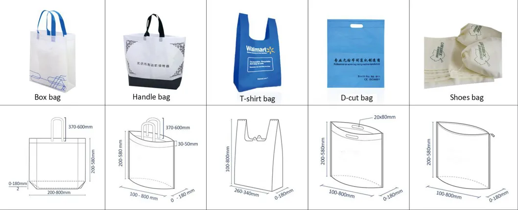 Non-Woven T-Shirt Shopping Box Bag Making Machine Manufacturer