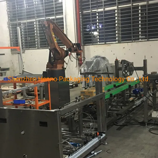One-Piece Preforming Packaging Robot Case Packer Packing Machine for Melon Seeds Bag Can Freely Combine Packaging