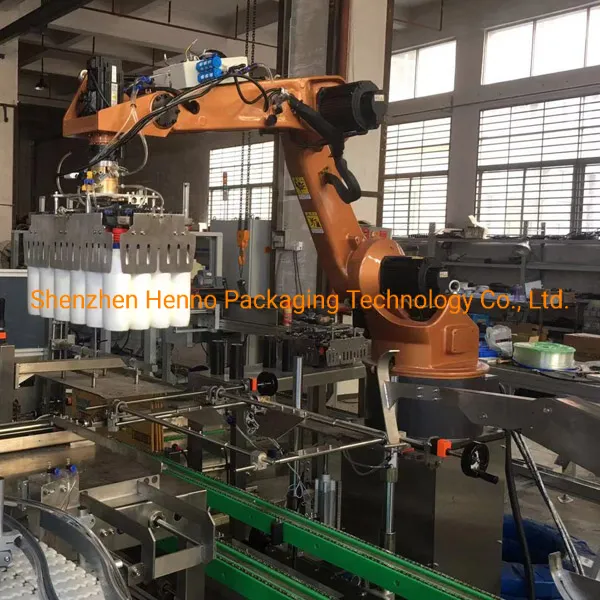 One-Piece Preforming Packaging Robot Case Packer Packing Machine for Melon Seeds Bag Can Freely Combine Packaging