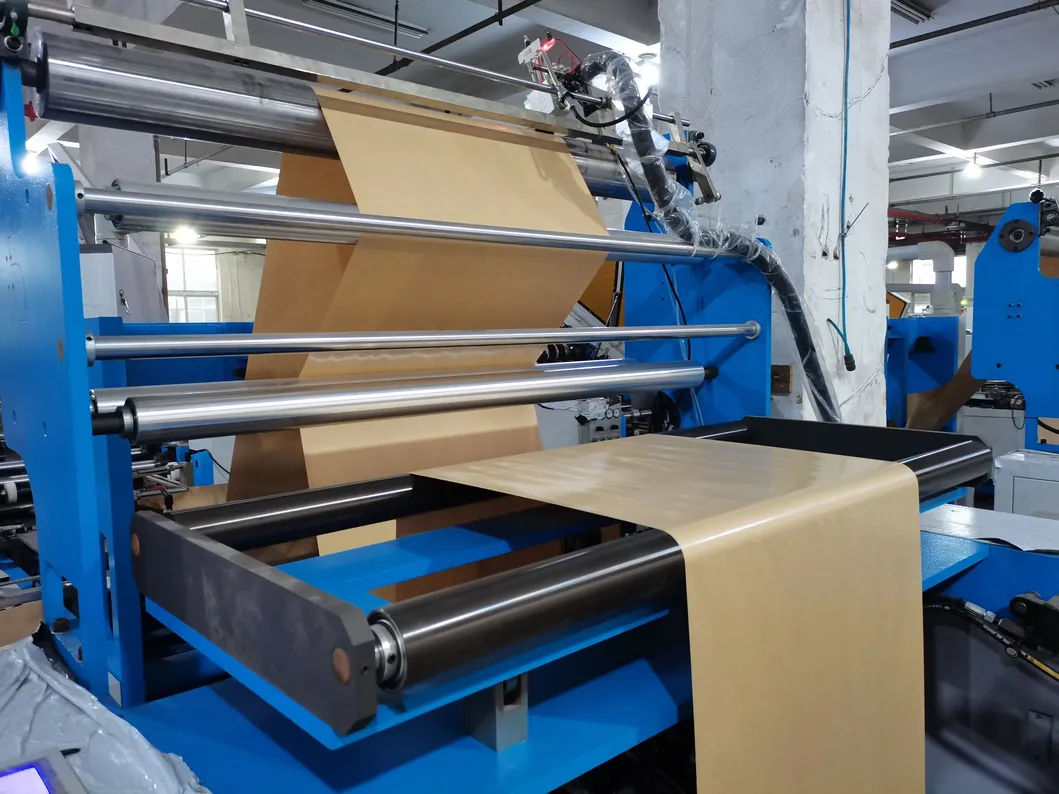 Paper Bag with Twisted Rope Handle Making Machine