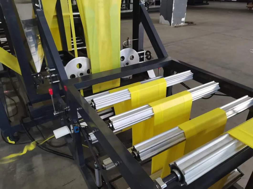 PE Nylon Chicken Biodegradable Cloth Patch Carry Poly Nylon Polythene Garbage T-Shirt Shopping Plastic Bag Making Machine Price