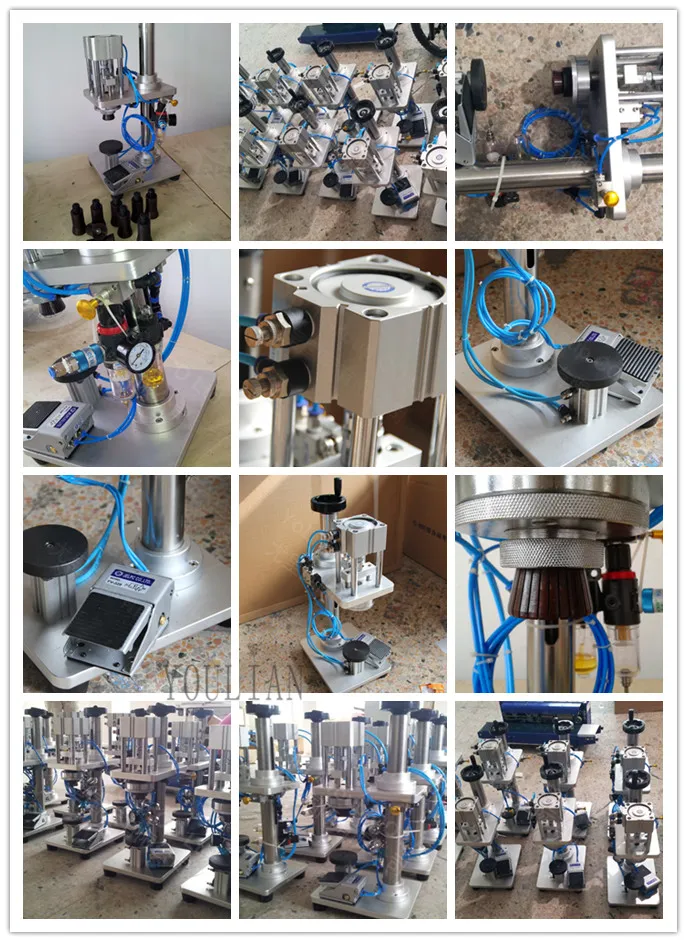 Perfume Tying Machine Capper Sealing Machine Metal Cap Press Machine