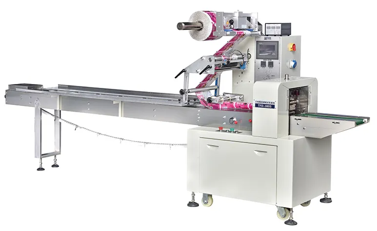 Pillow Type Plastic Film Flow Wrapping Machine for Toast, Sliced Bread (TFD-480S)