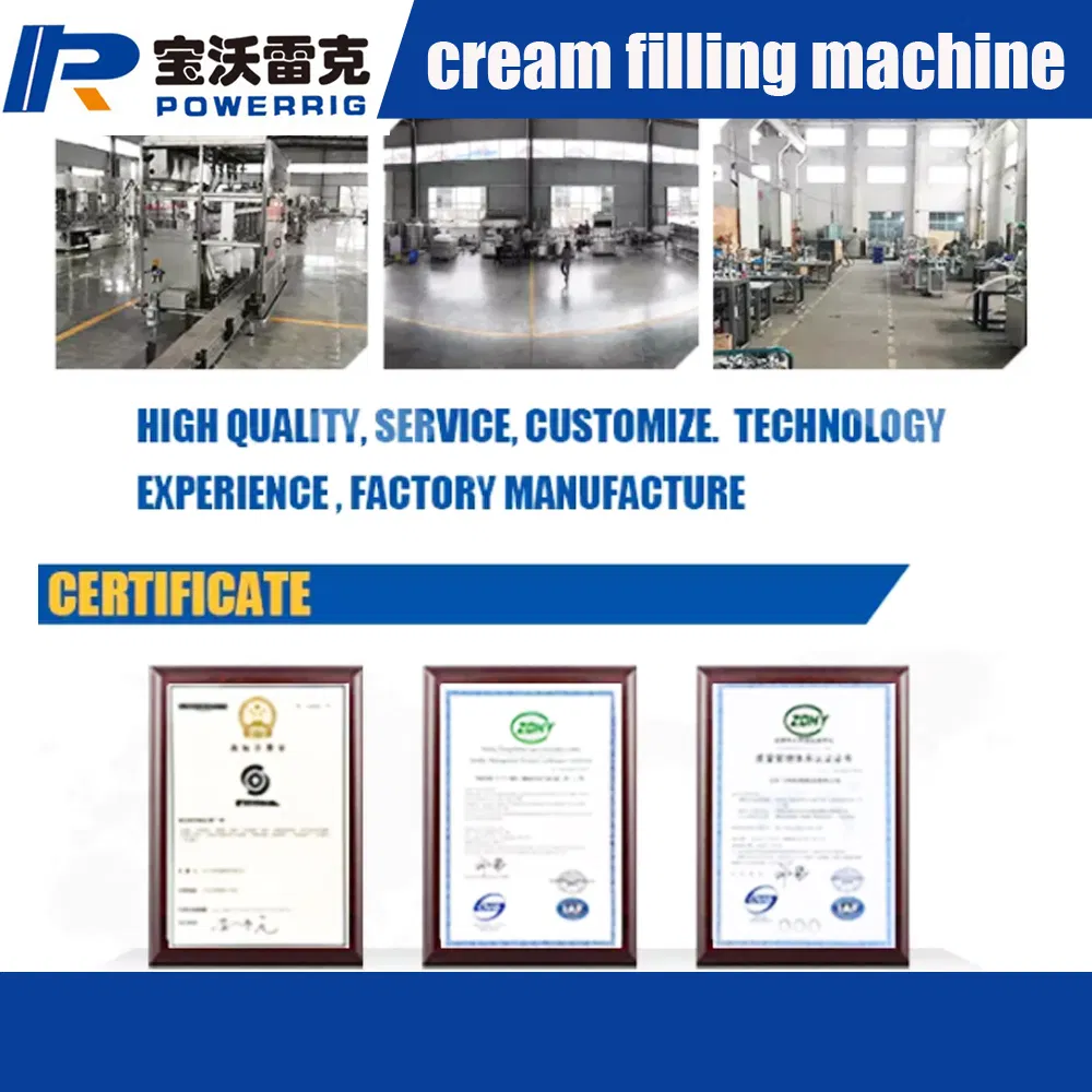 Piston Automatic Body Cream or Paste Plastic Bottle Filling and Packing Machine