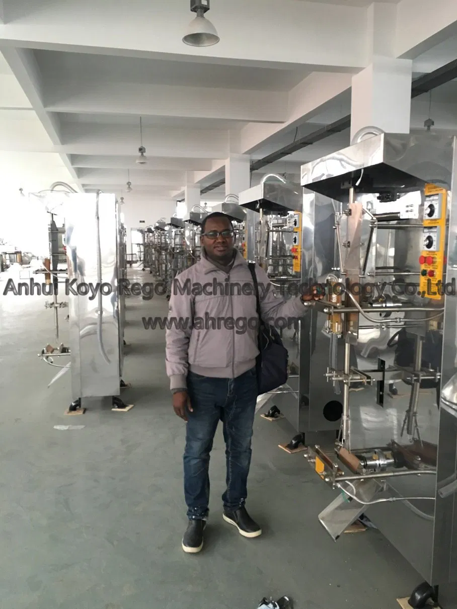 Plastic Bag Sachet Filling Sealing Packing Machine for Pure Water