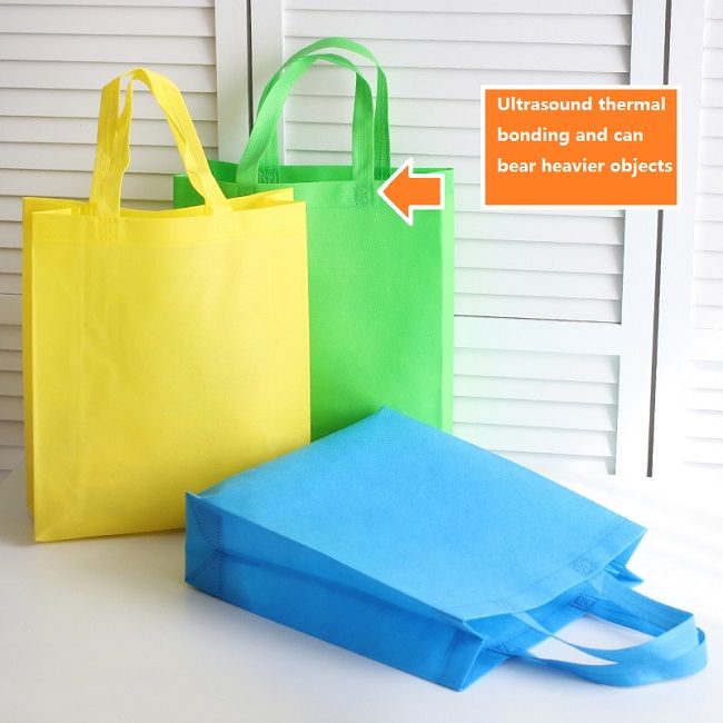 PP Biodegradable Fabric Nonwoven Handle Box Bag Maker Making Machine Made in China Factory Price