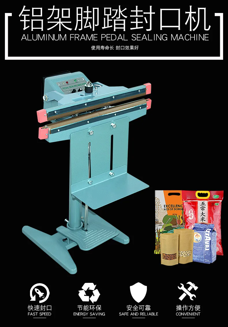 PSF-650X2 Aluminium Foot Pedal Sealing Machine