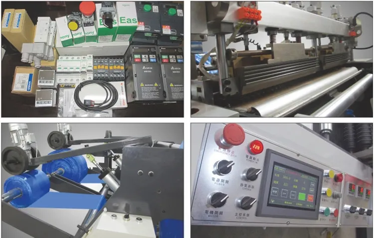 Ribbon Coreless Automatic Poly Draw Rolls Garbage Bag Making Machine