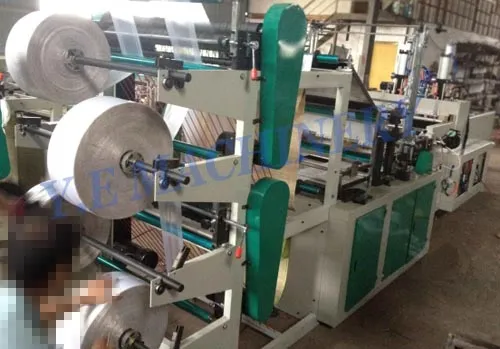 Ruian 200PCS/Min Plastic Vest Shopping Bag Making Machine