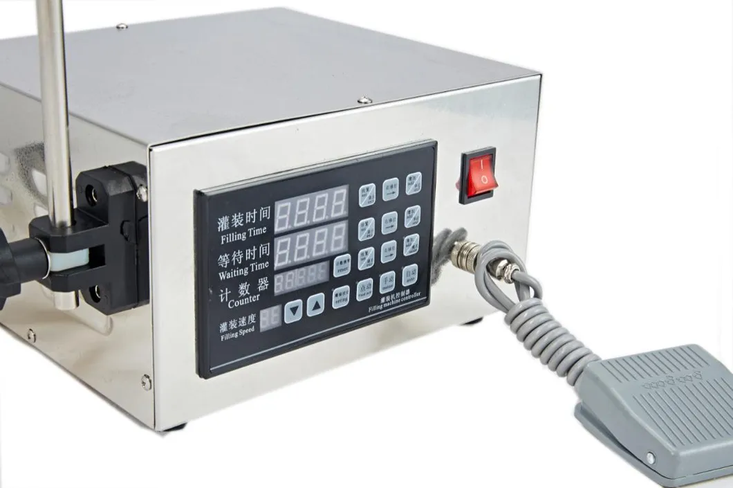 Semi Automatic 2-3500ml Digital Control Water Juice Milk Filler Liquid Bottle Filling Machine