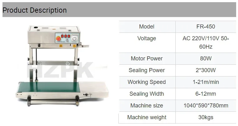 Semi-Automatic Coffee Bag Pouch Sealing Machine