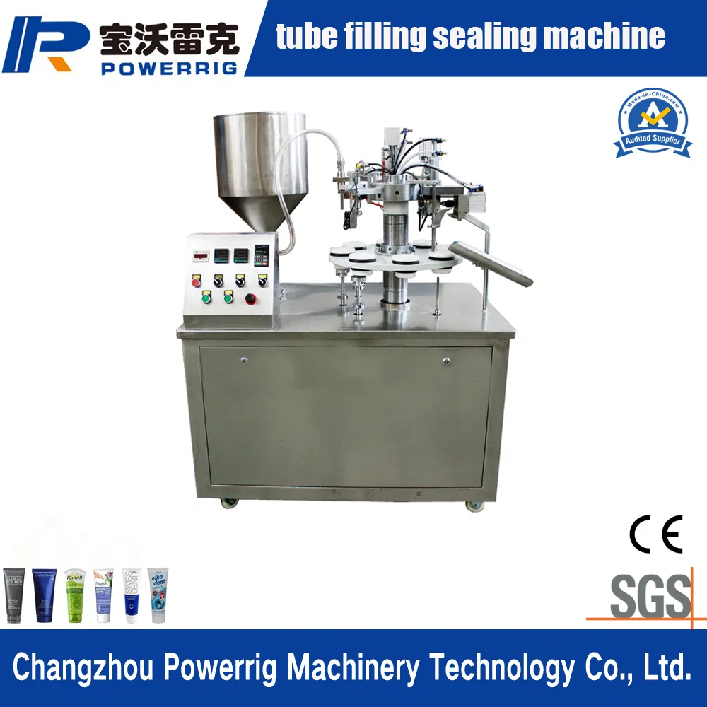 Semi Automatic Soft Plastic Tube Filling Machine Ointment Toothpaste Cosmetic Cream Tube Filling Sealing Machine