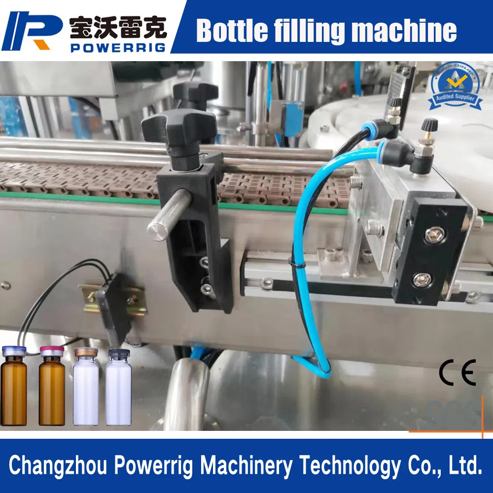 Small Volume E Liquid Chubby Gorilla Bottle Filling Capping Machine Bottling Line