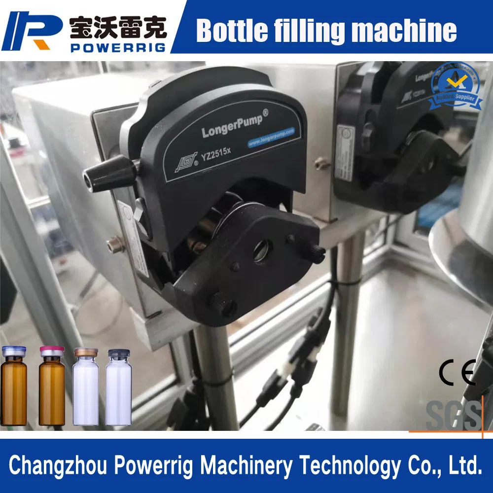 Small Volume E Liquid Chubby Gorilla Bottle Filling Capping Machine Bottling Line