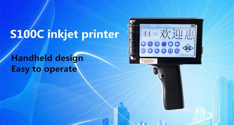 Tij Handjet Printer Barcode Coding Metal Printing Machine