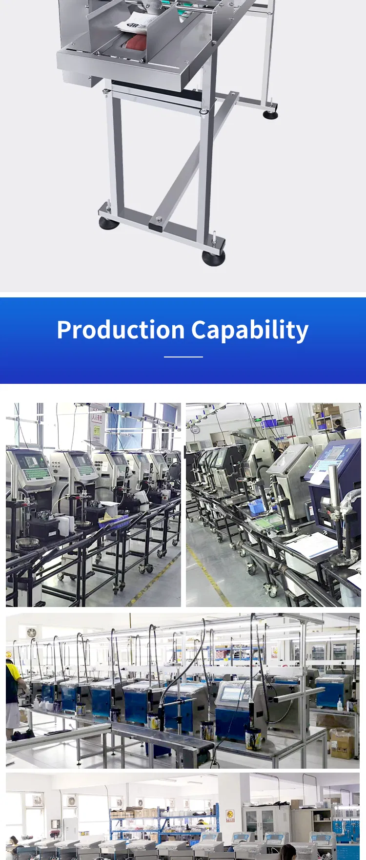 Touch Screen Cij Printer Tx600 Inkjet Printer Printing Machine for Plastics/Aluminum