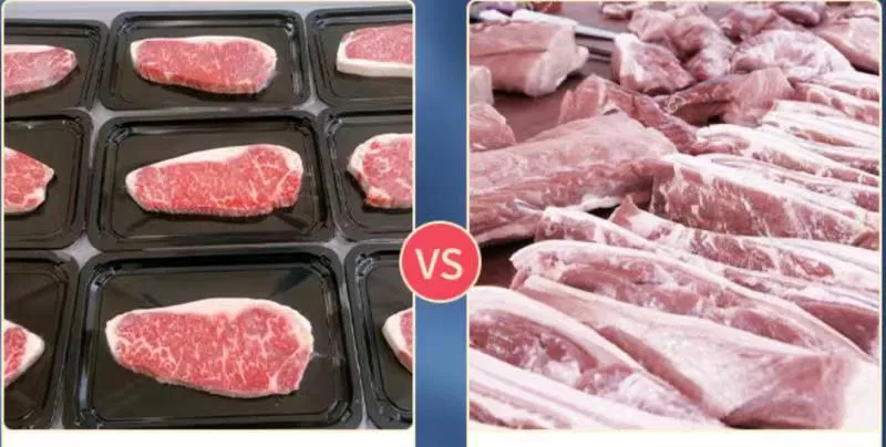 Vertical Type Vsp Vacuum Skin Packaging Machine Skin Pack Machine Meat Seafood