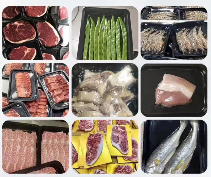 Vertical Type Vsp Vacuum Skin Packaging Machine Skin Pack Machine Meat Seafood