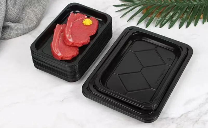 Vertical Type Vsp Vacuum Skin Packaging Machine Skin Pack Machine Meat Seafood